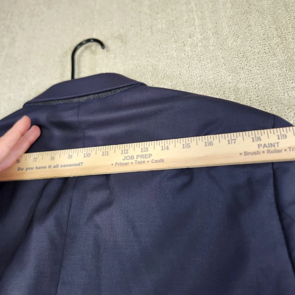 Banana Republic Blazer Men 44R Marzotto Super 120s Blue Italian Fabric Slim Fit